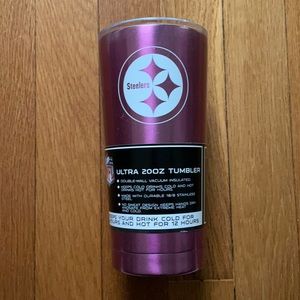 NWT Steeler tumbler pink stainless steel